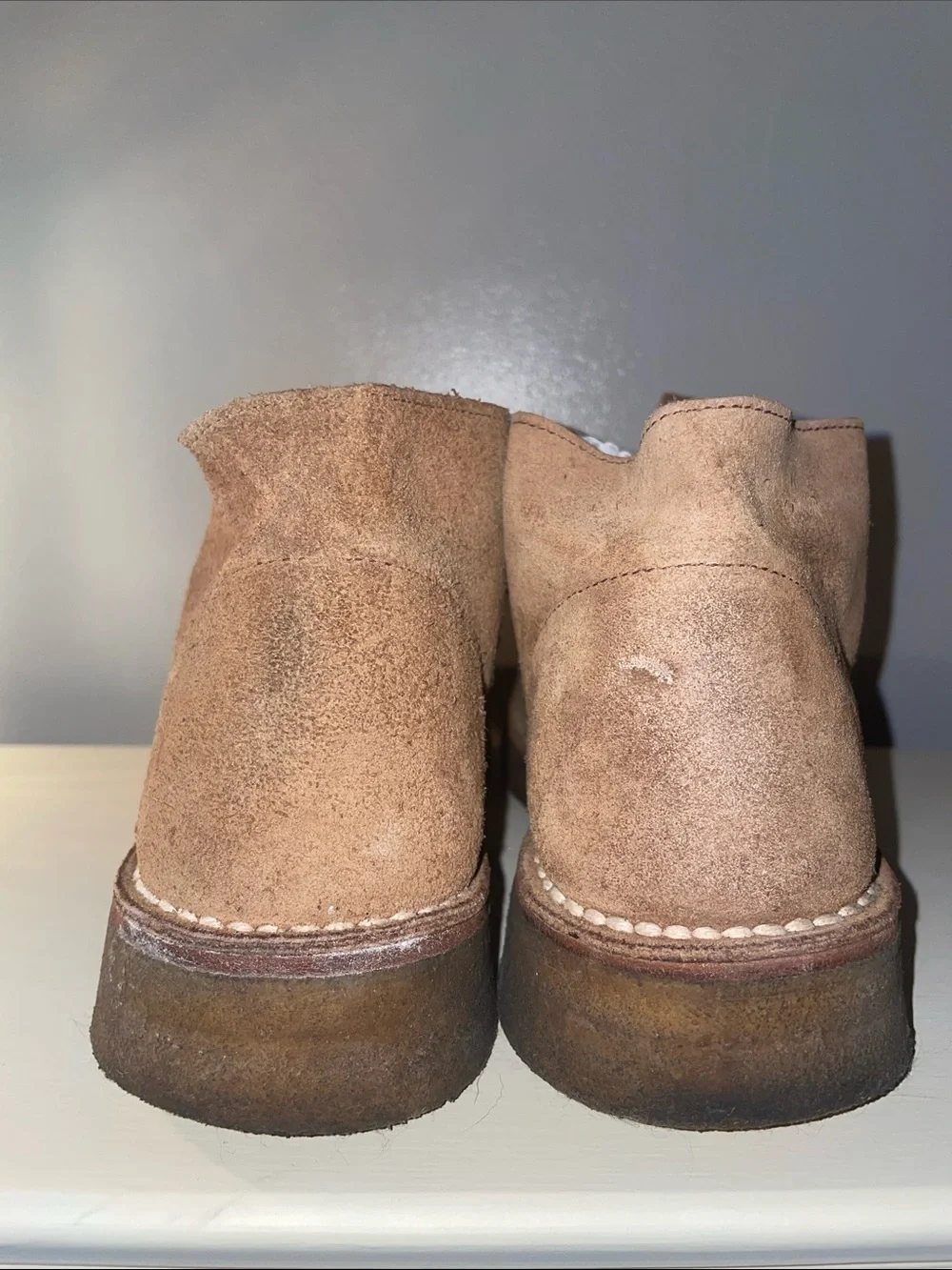 Bata Safari Kenya Suede Chukka Boots Brown Handmade Men's Size 8